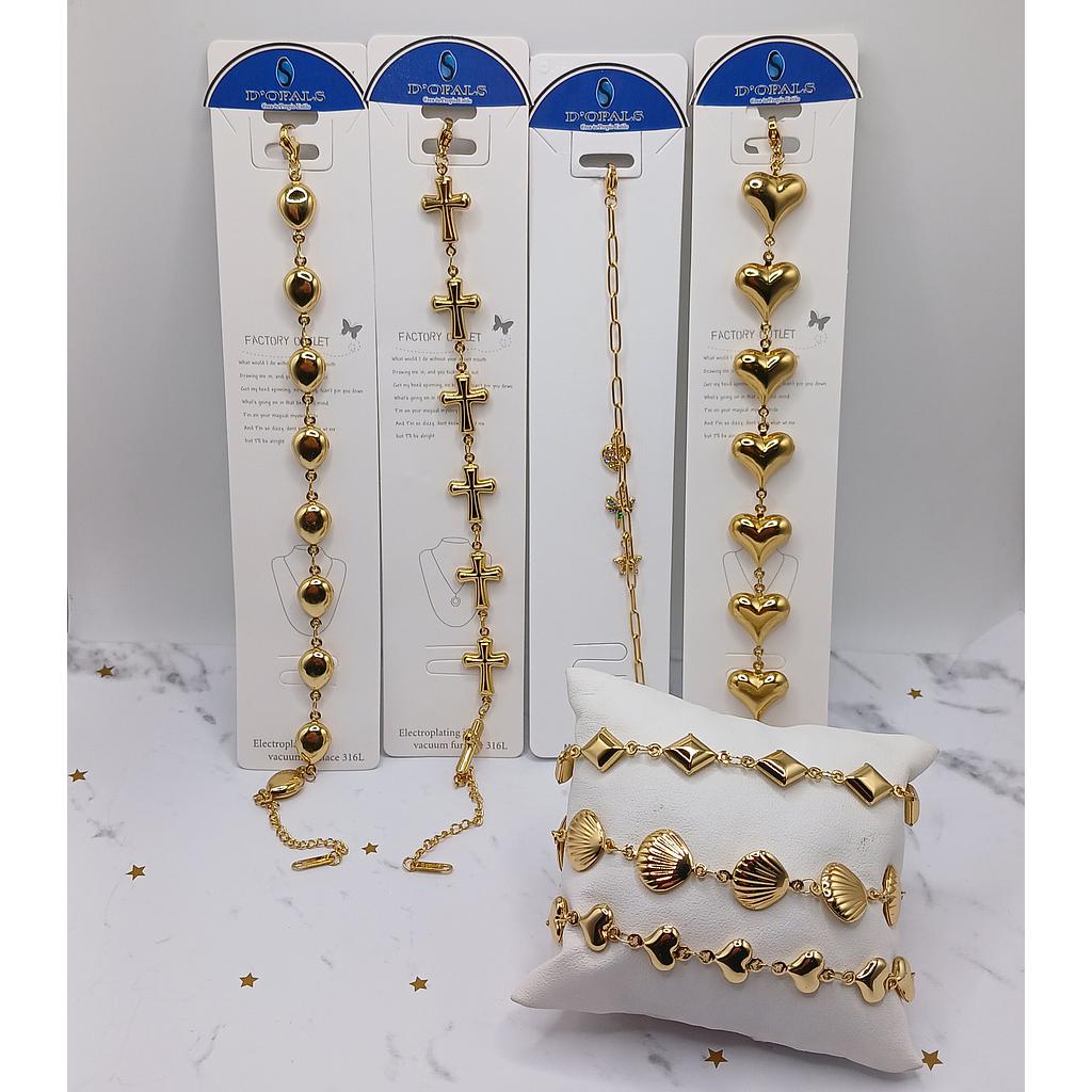 PULSERAS TERMINADAS DE ACERO