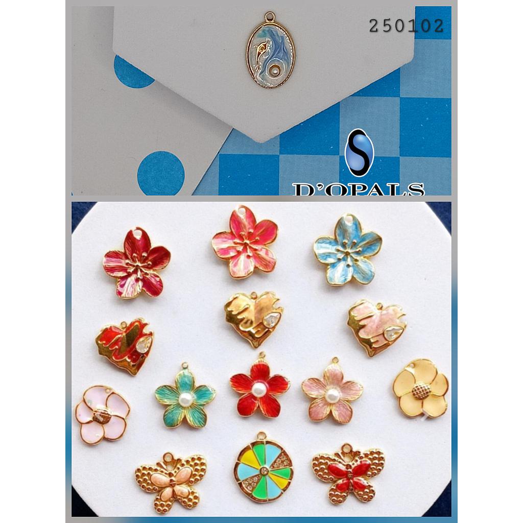 DIJES VARIOS ACERO Y ENAMEL