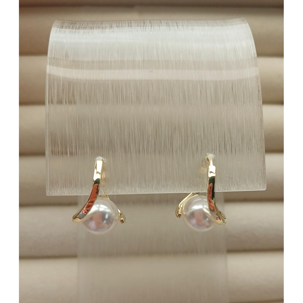 ARGOLLA CON PERLA DE PLATA 925