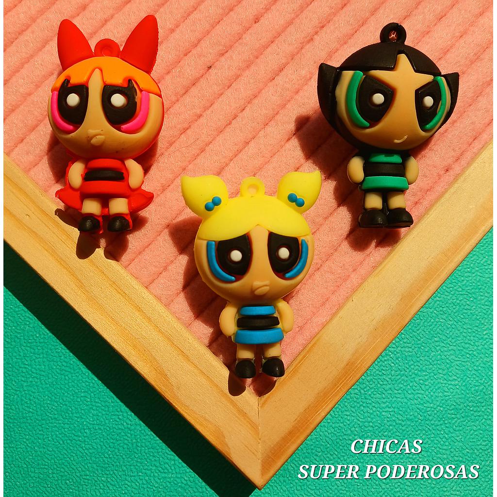 DIJES DE LAS CHICAS SUPER PODEROSAS RESINA 4D 3PCS