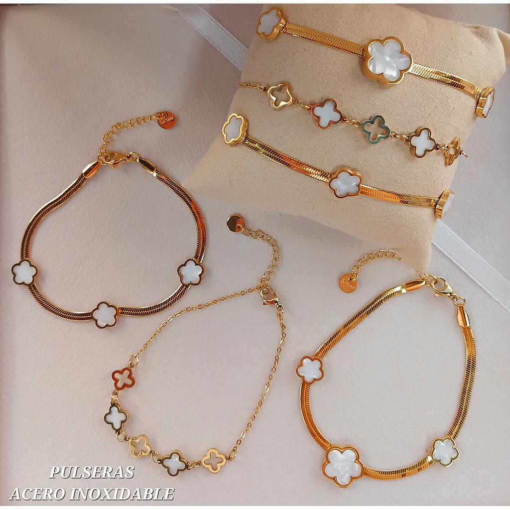 PULSERAS DE ACERO INOXIDABLE