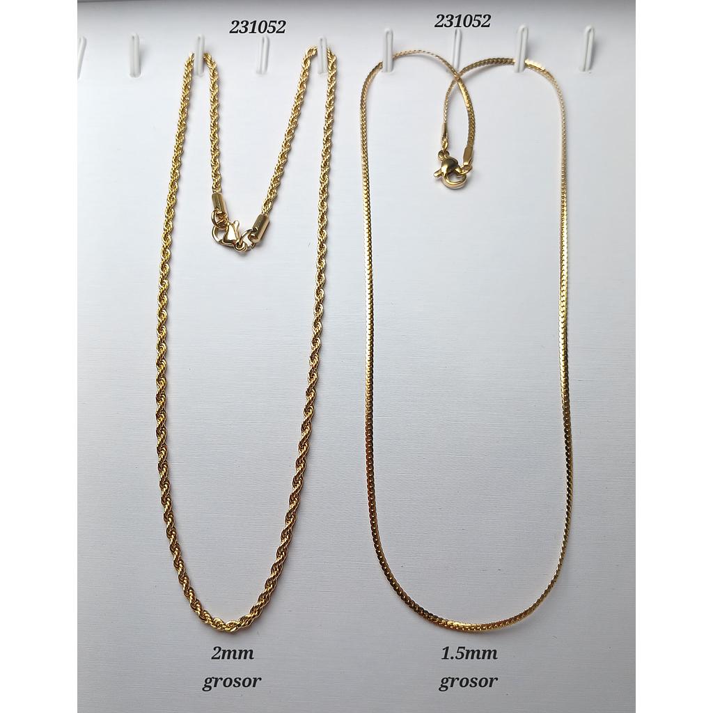CADENAS TERMINADAS DE ACERO 40CM