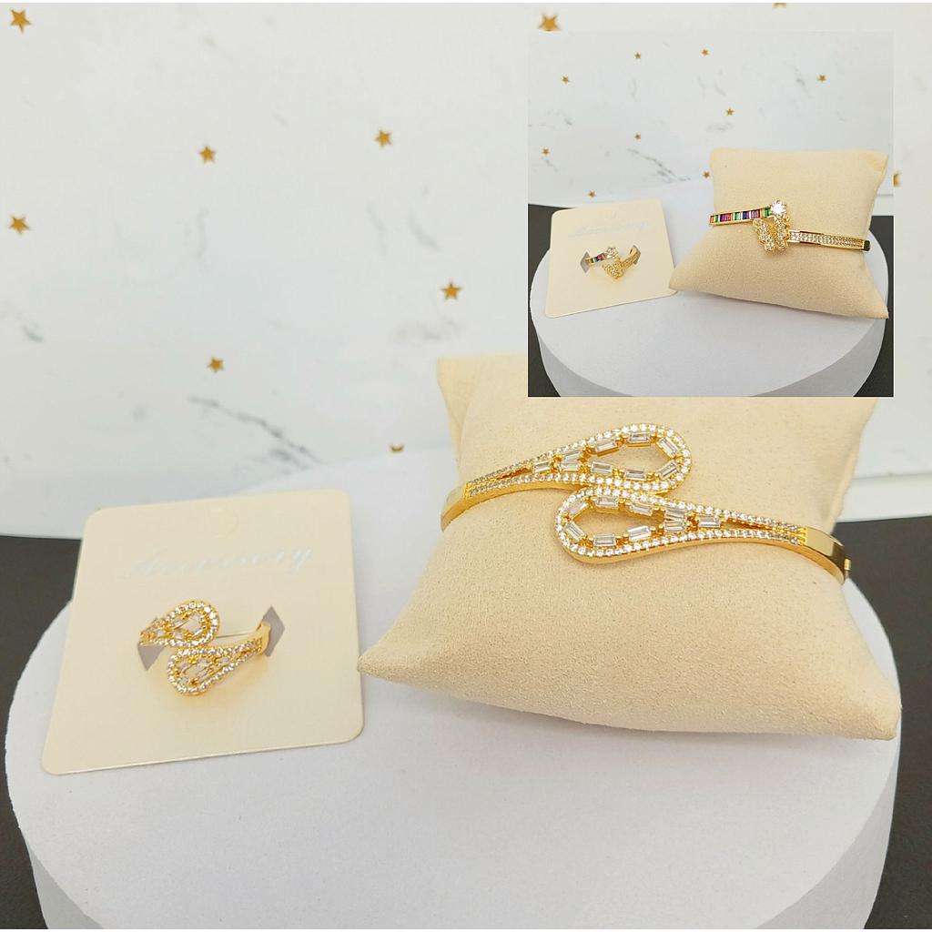 BRAZALETES DE MICROCIRCONIA SET