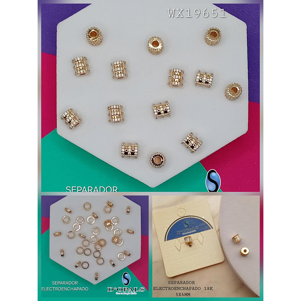 SEPARADORES DE ELECTROENCHAPADO 18K