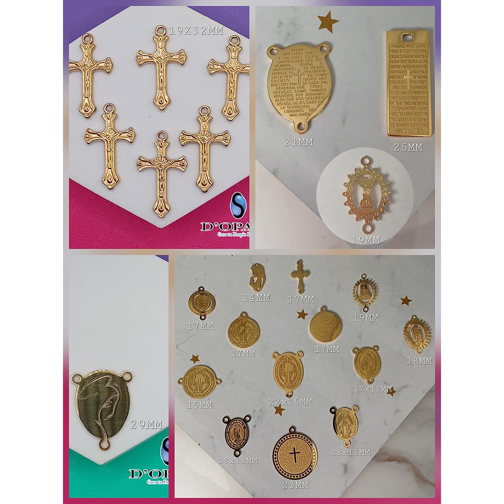 DIJES VARIOS RELIGIOSOS DE ACERO