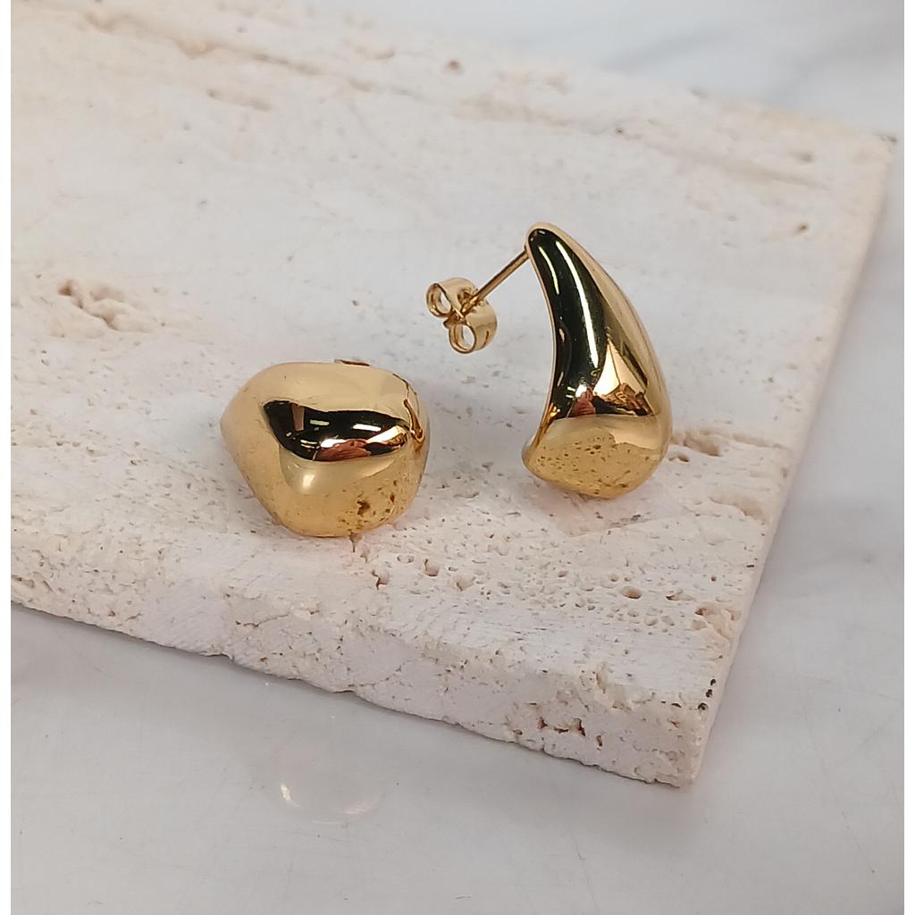 ARETE ESTILO GOTA ACERO INOXIDABLE