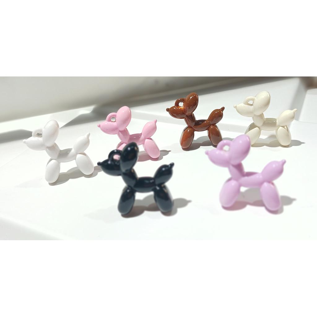 DIJE ACRILICO PERRO GLOBO