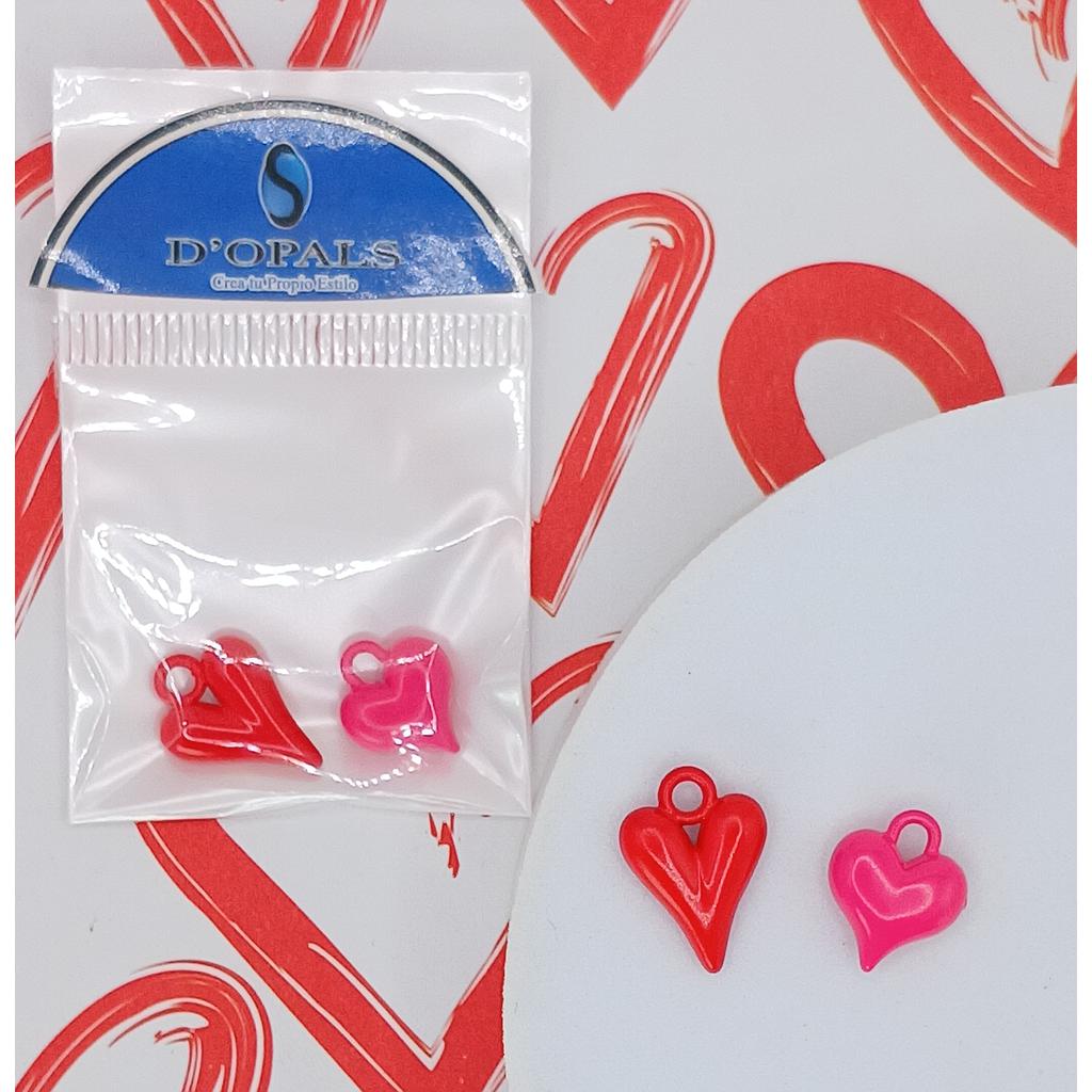 DIJES DE CORAZON ENAMEL 2PCS