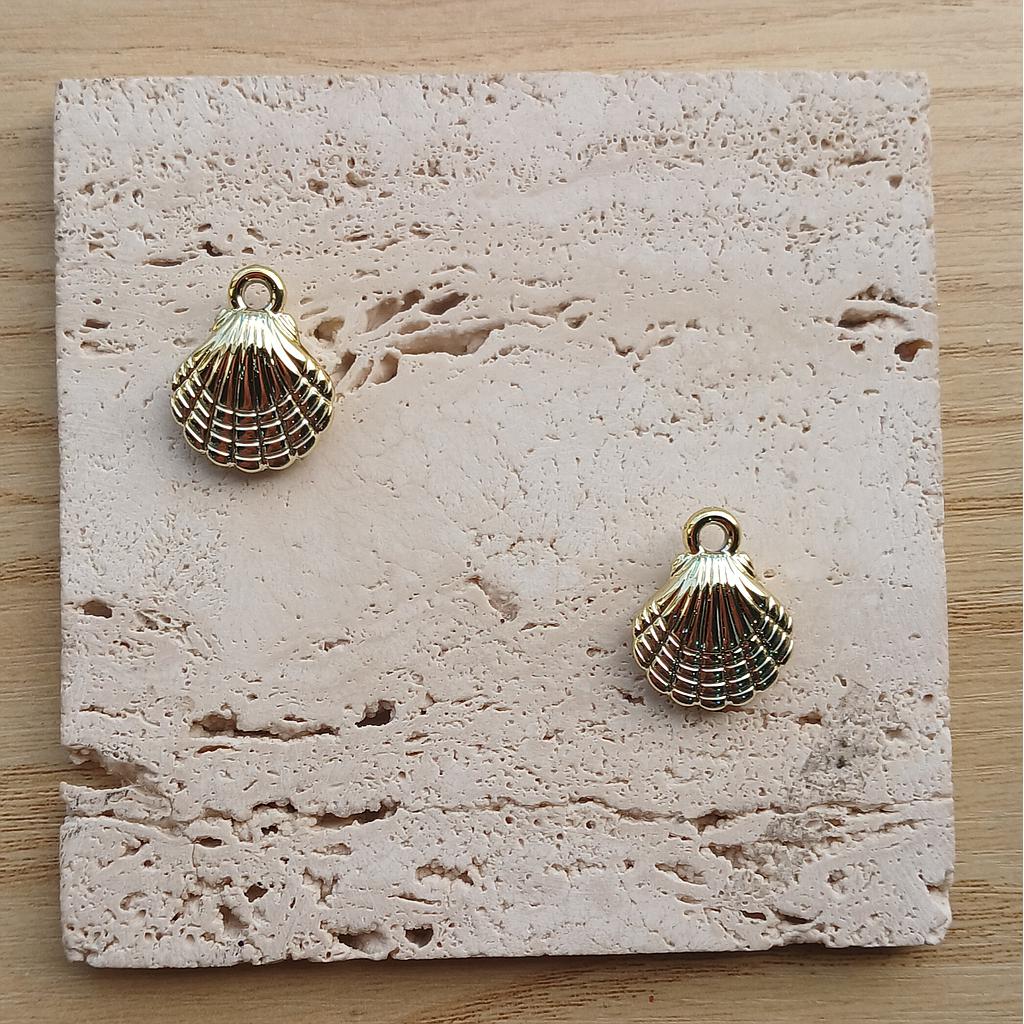 CONCHA DE MAR ACRILICA 2PCS