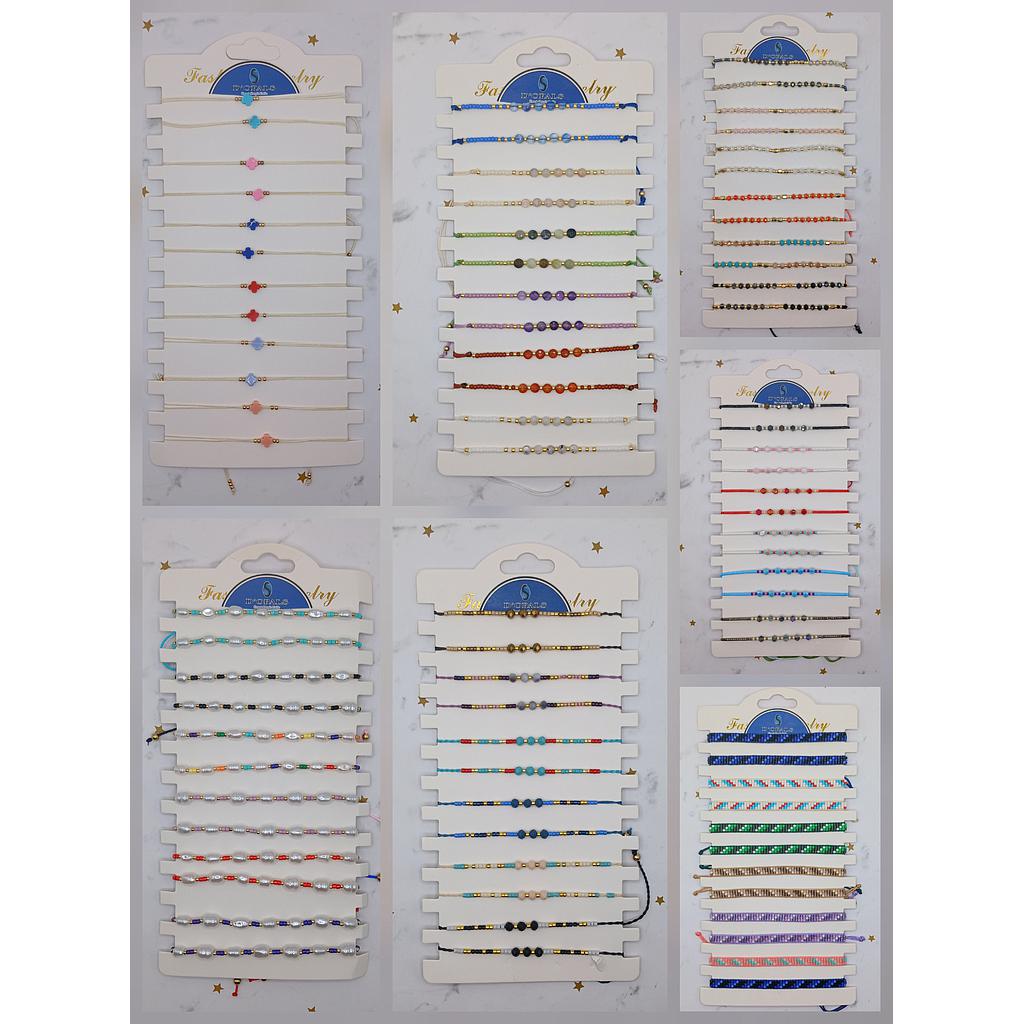 PULSERAS DE HILO TERMINADAS