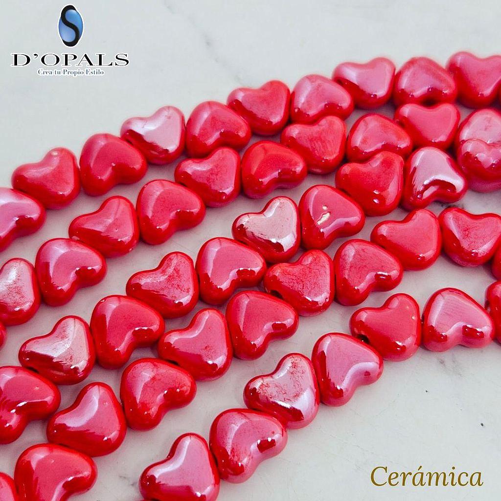 CERAMICA DE CORAZON 11MM