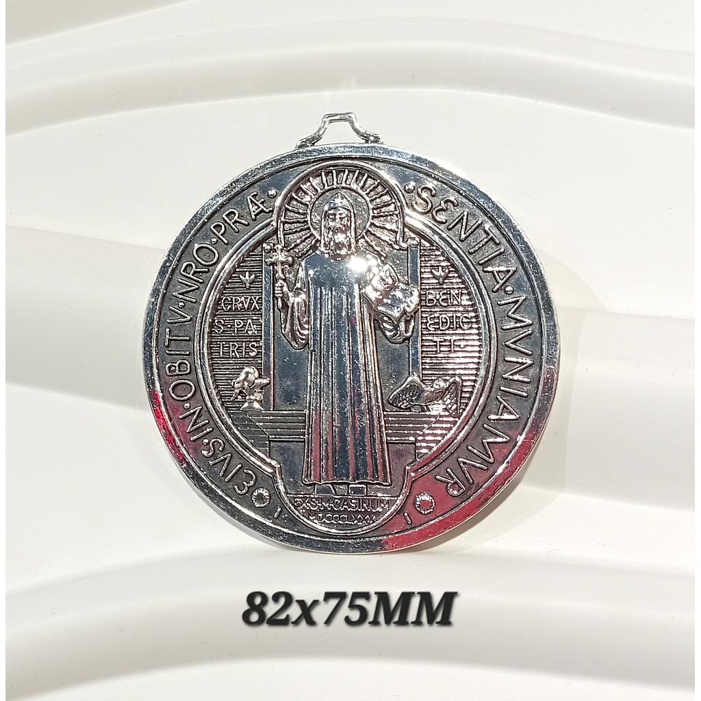 DIJE SAN BENITO PEWTER 82X75MM