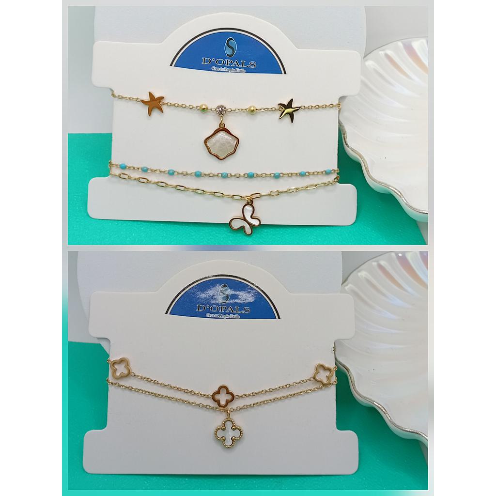 TOBILLERAS DE ACERO INOXIDABLE