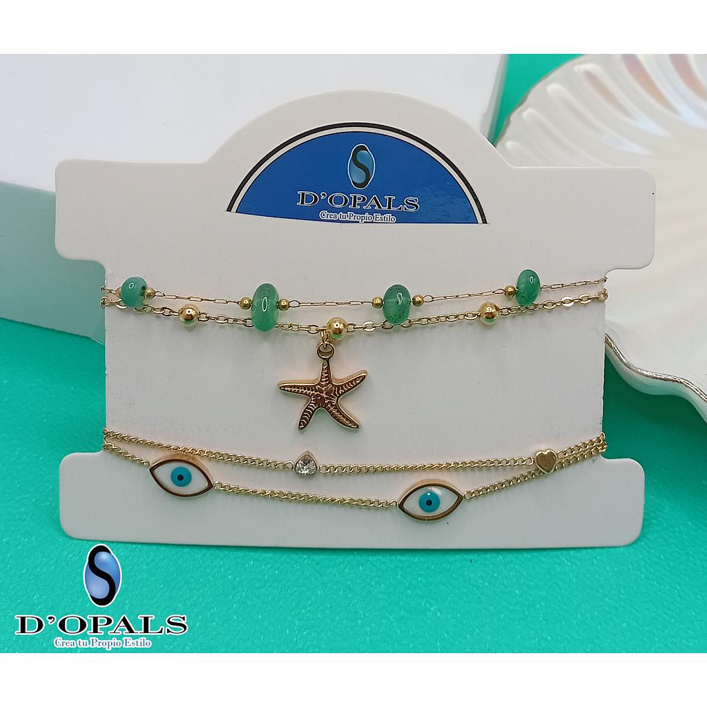 TOBILLERAS DE ACERO INOXIDABLE