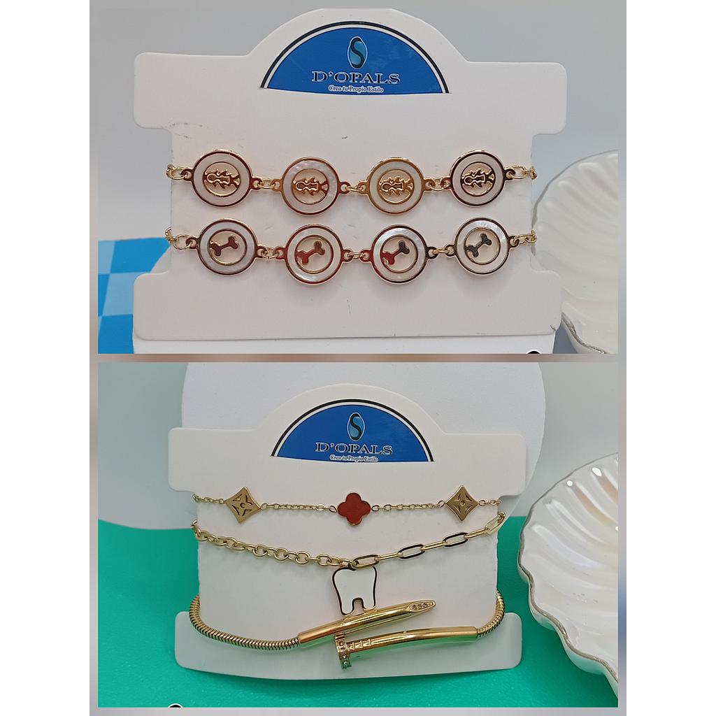 PULSERAS TERMINADAS DE ACERO INOXIDABLE