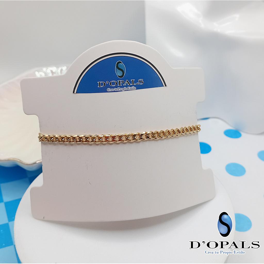 PULSERA TERMINADA DE ACERO INOXIDABLE 16CM