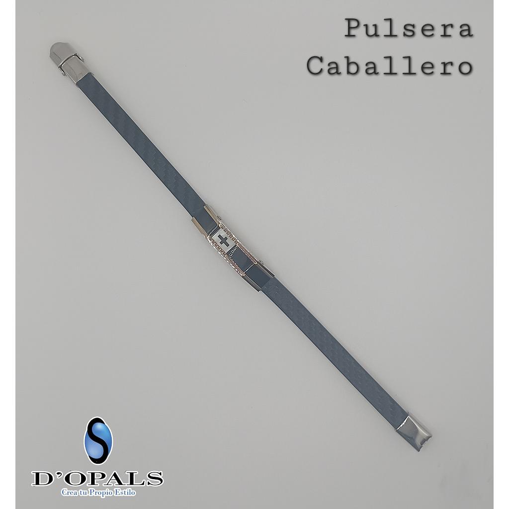 PULSERA TERMINADA PARA CABALLERO DE ACERO INOXIDABLE