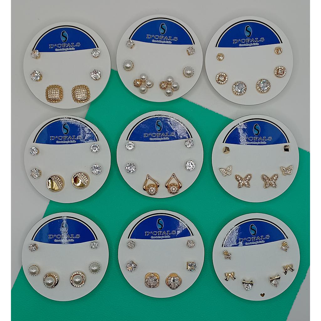 SET DE ARETES 3-PARES