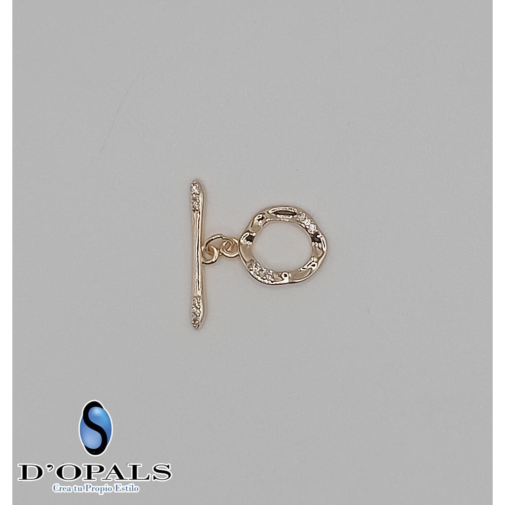 BROCHE TIPO T DE ELECTROENCHAPADO