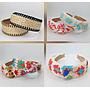 DIADEMAS BORDADAS DE TELA