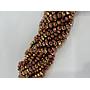 CRISTAL RONDEL BRONCE CON MORADO TORNASOL 8MM