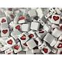 SEPARADORES CORAZONES CUADRADOS DE DOS HILOS 500GRAMOS
