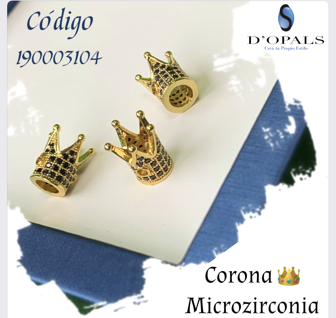 SEPARADOR CORONA CRISTAL NEGRO
