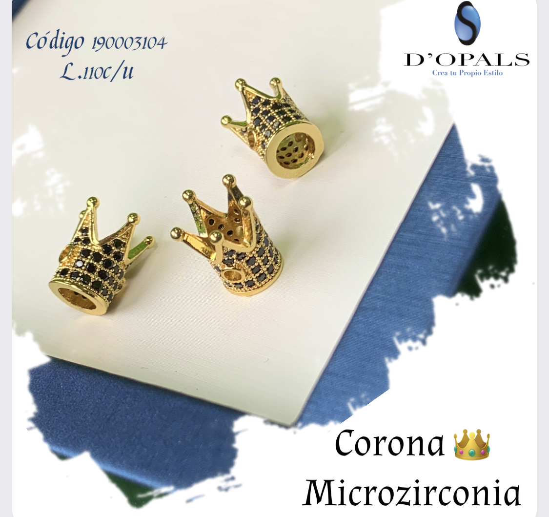 SEPARADOR CORONA CRISTAL NEGRO