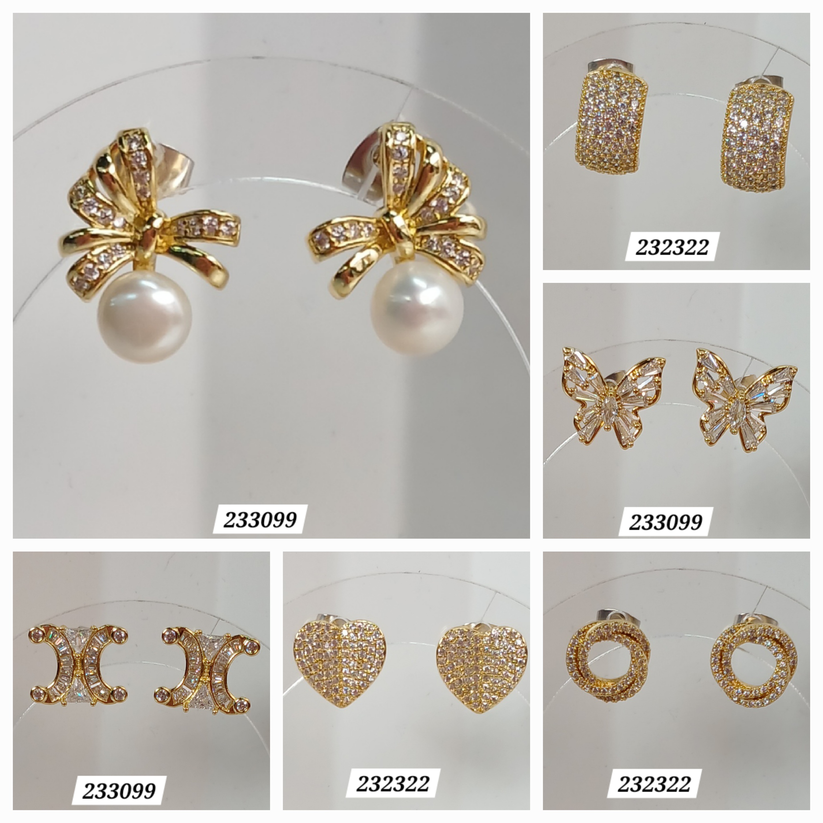 HOOPS Y ARETES DE MICROCIRCONIA