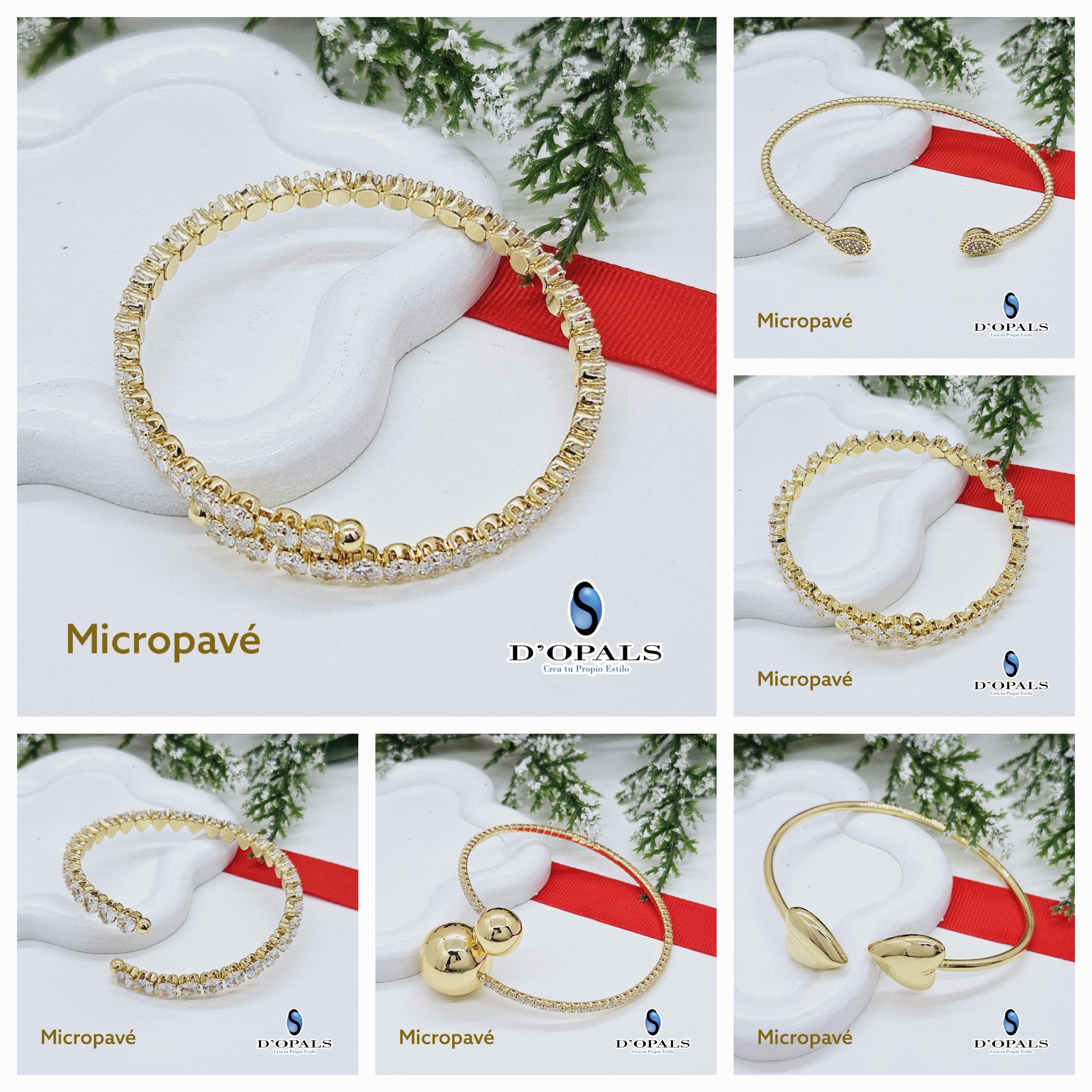BRAZALETES DE MICROCIRCONIA
