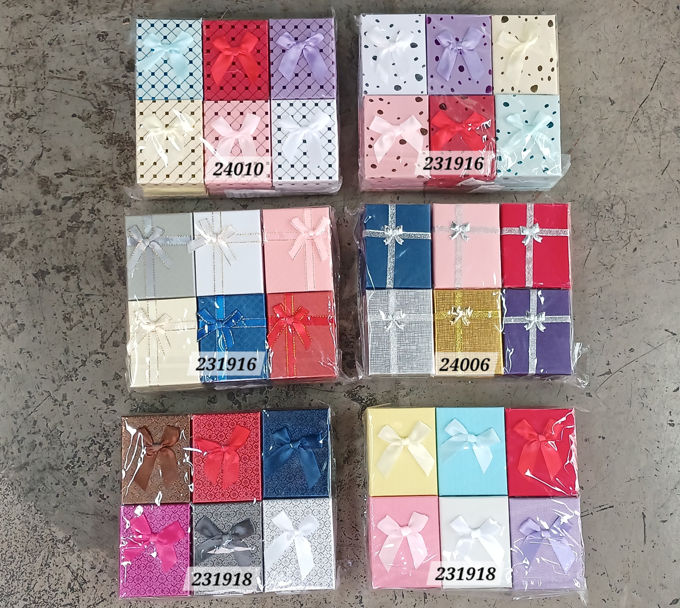 CAJAS PARA REGALO 7X9CM 12PCS