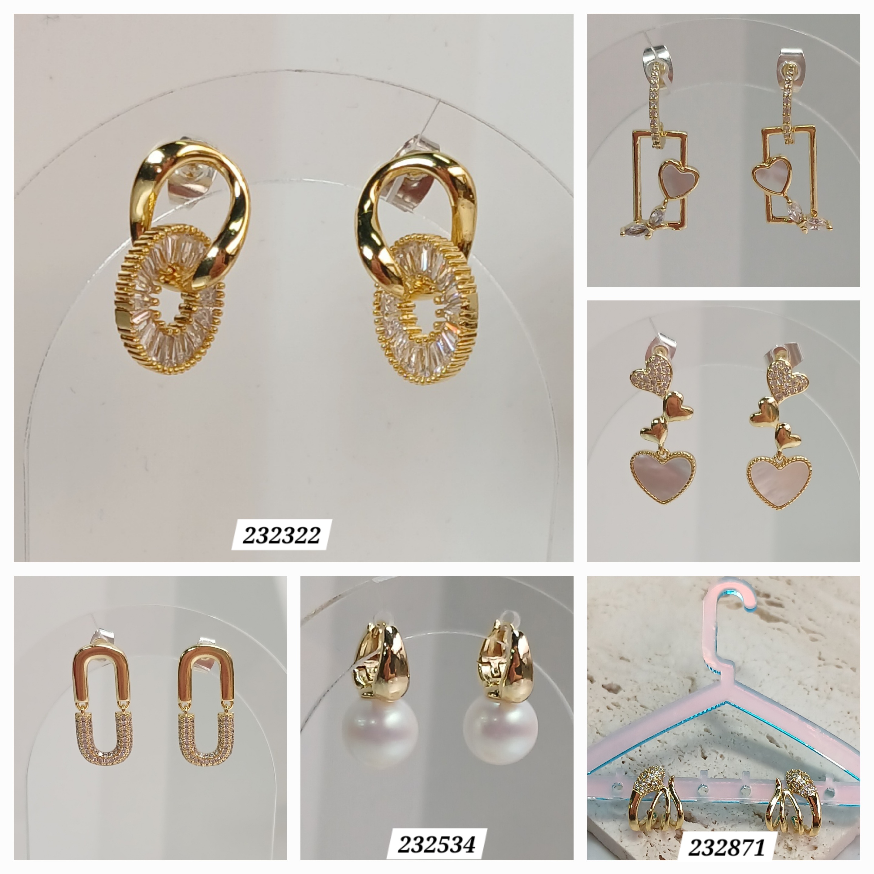HOOPS Y ARETES DE MICROCIRCONIA