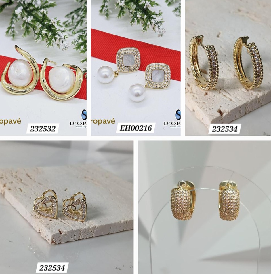 HOOPS Y ARETES DE MICROCIRCONIA