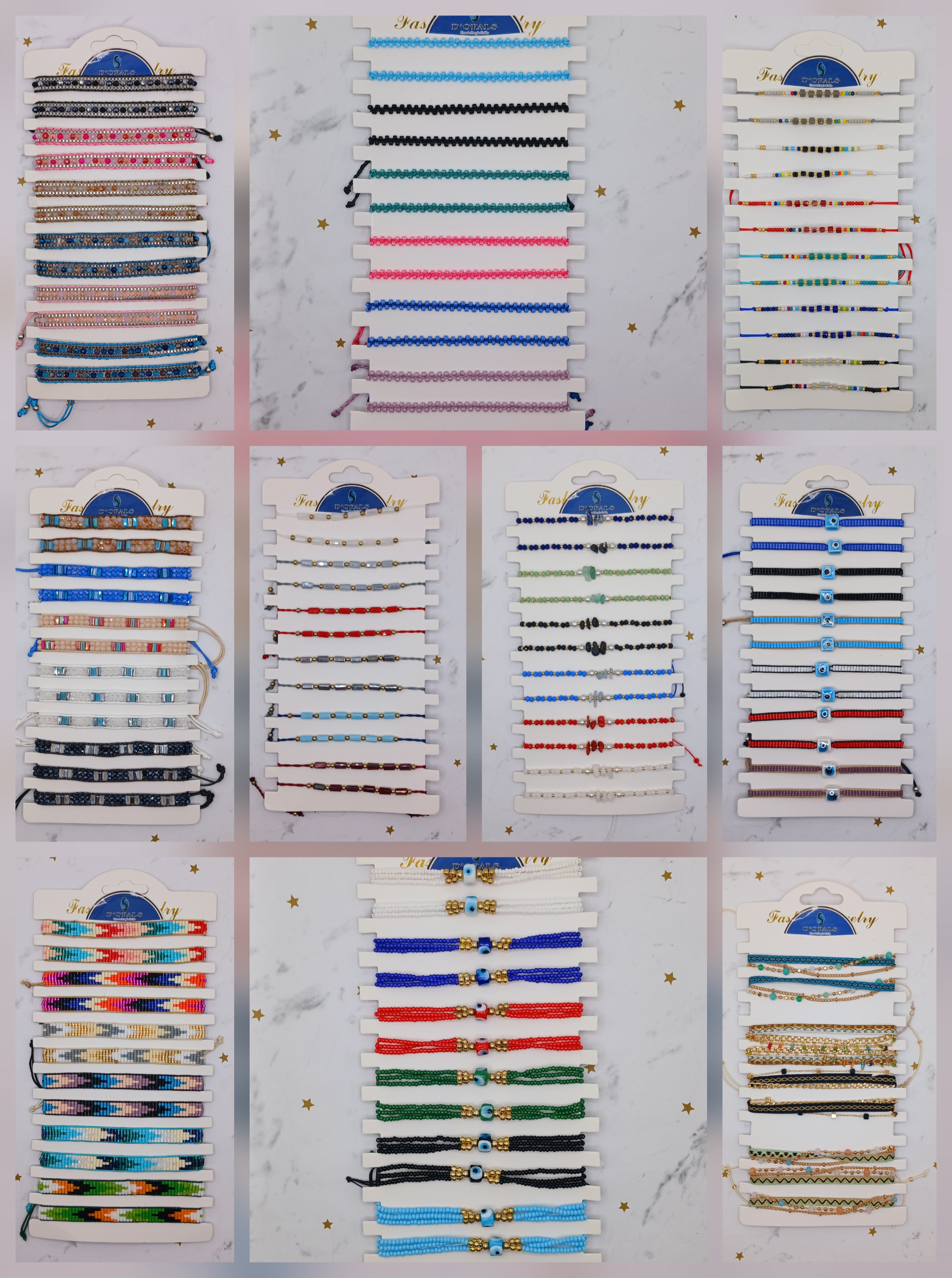 PULSERAS DE HILO TERMINADAS