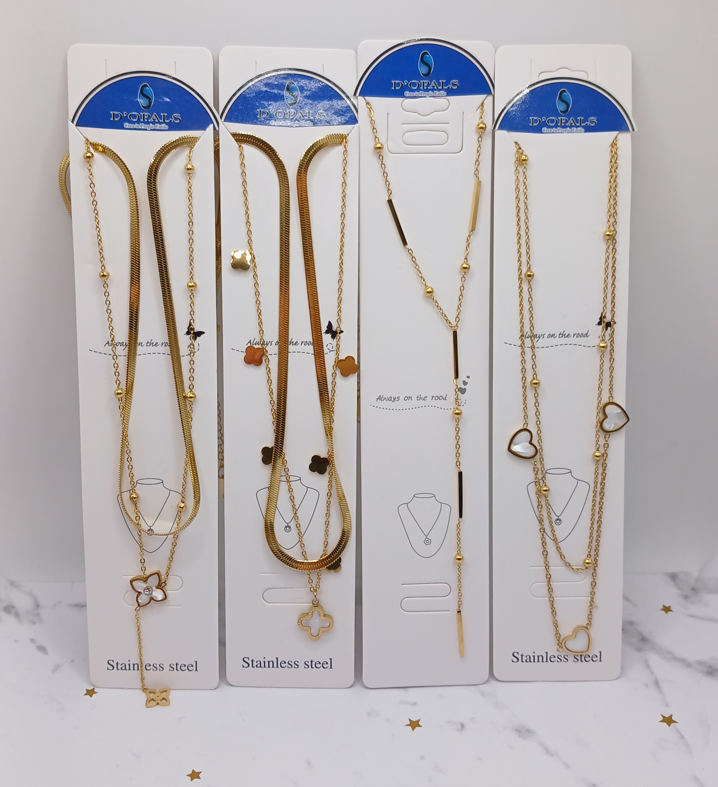 CADENAS TERMINADAS CON DIJES DE ACERO