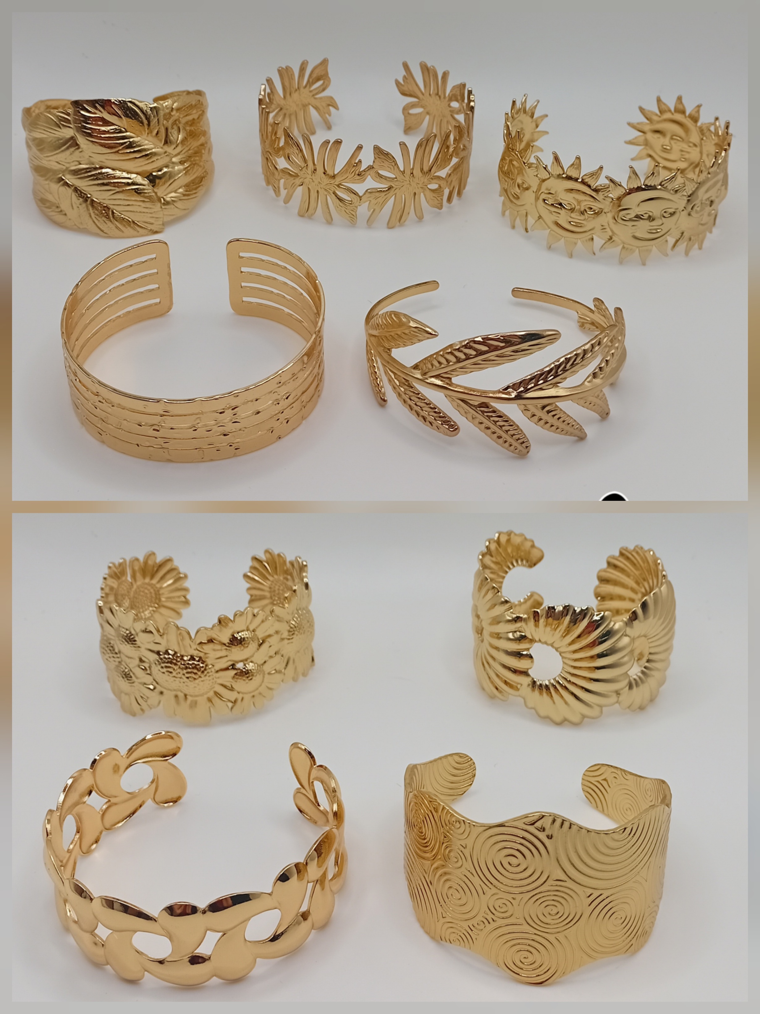 BRAZALETES DE ACERO INOXIDABLE