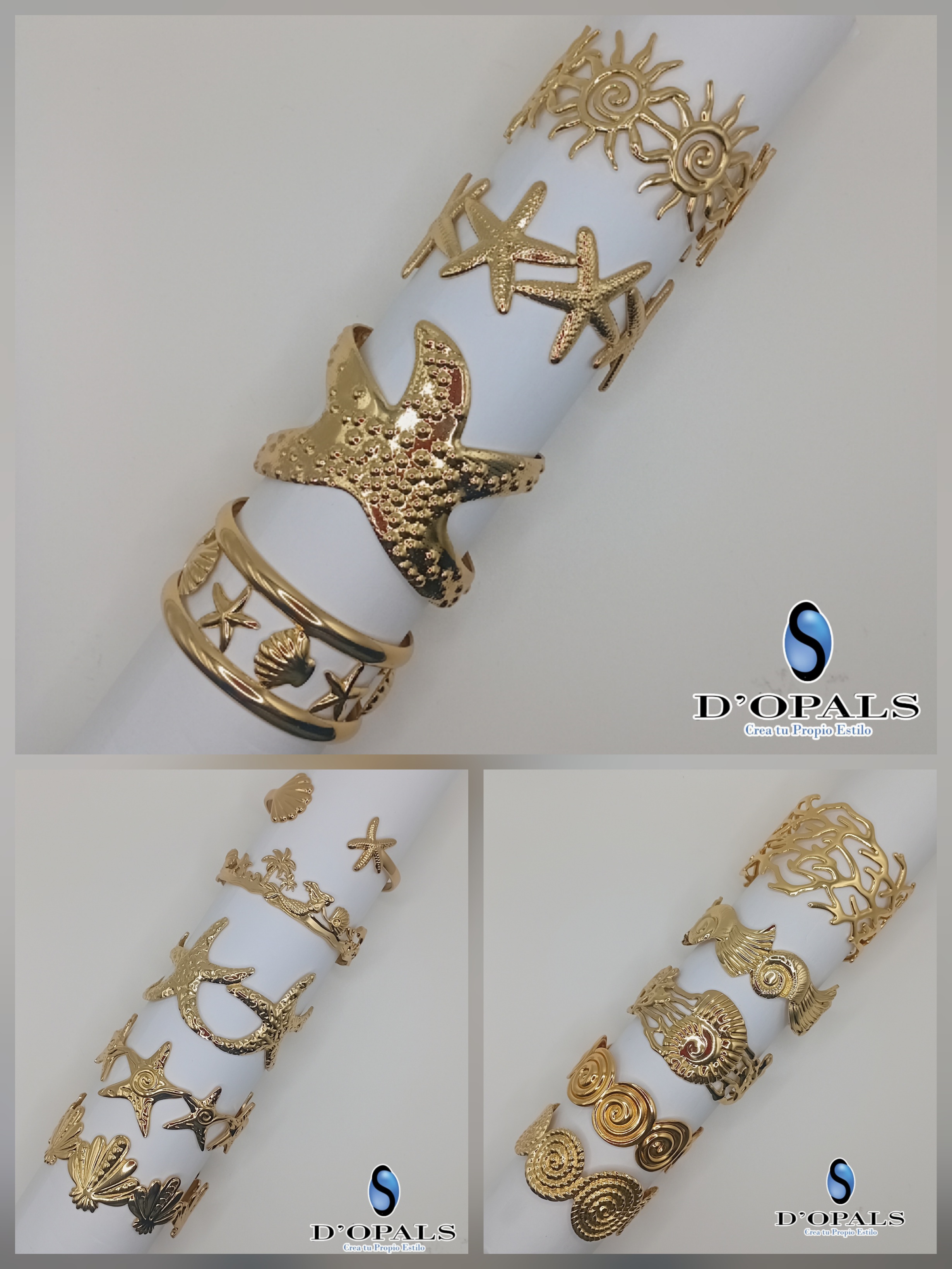 BRAZALETES DE ACERO INOXIDABLE