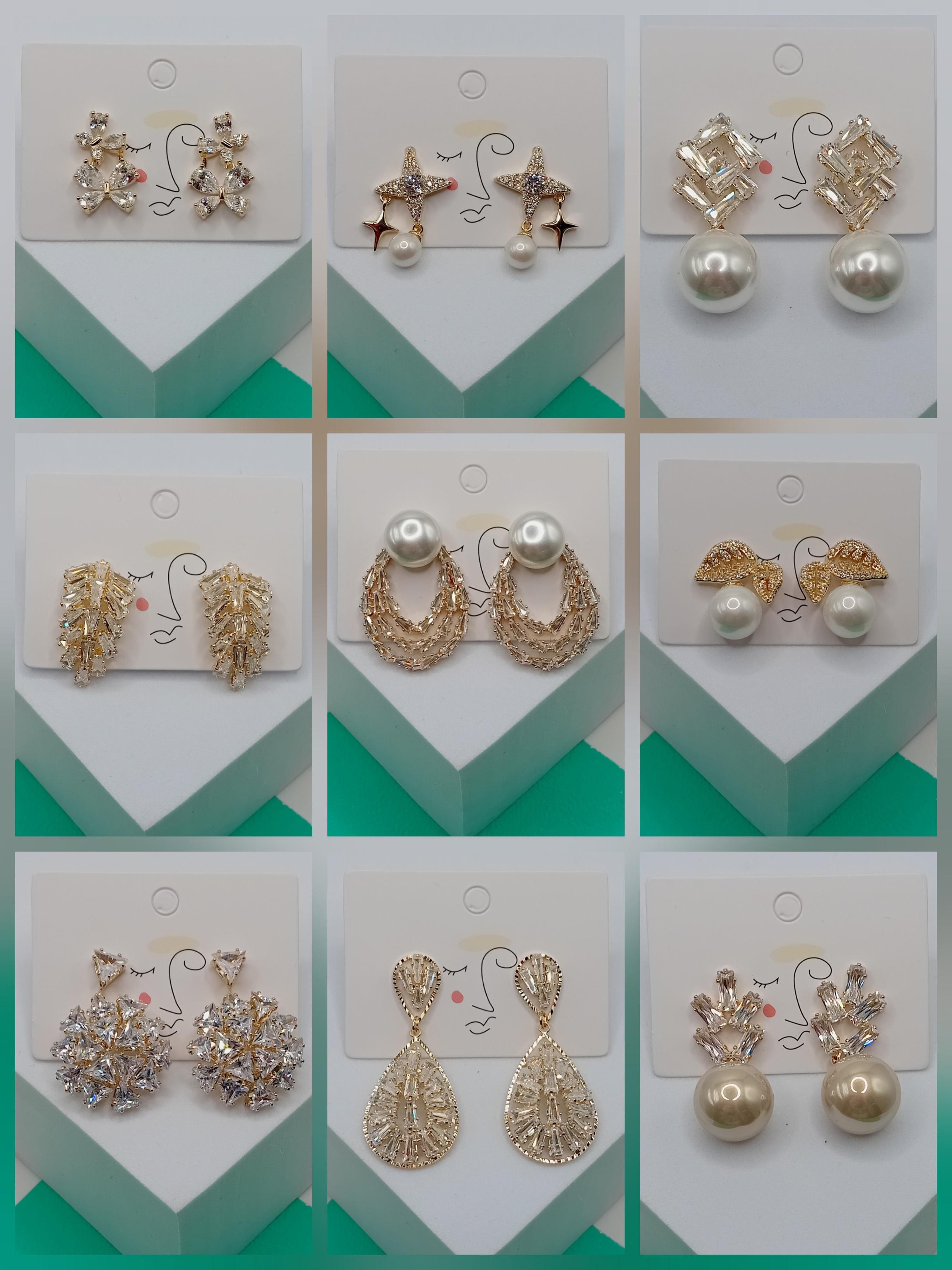 ARGOLLAS Y ARETES DE MICROCIRCONIA