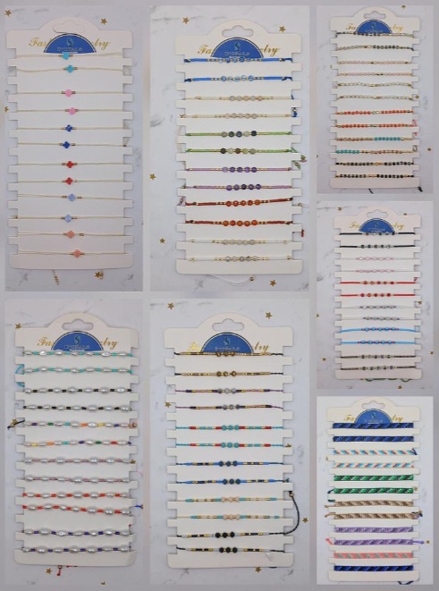 PULSERAS DE HILO TERMINADAS