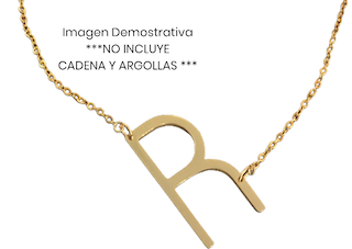DIJE LETRA R 40MM