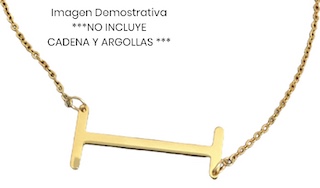 DIJE LETRA I 40MM