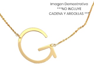 DIJE LETRA G 40MM