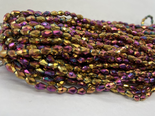 CRISTAL GOTA FACETEADA 4X6MM