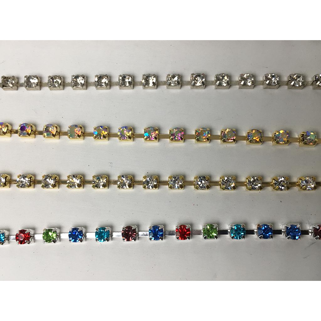 CADENA STRASS GRANDE 4MM