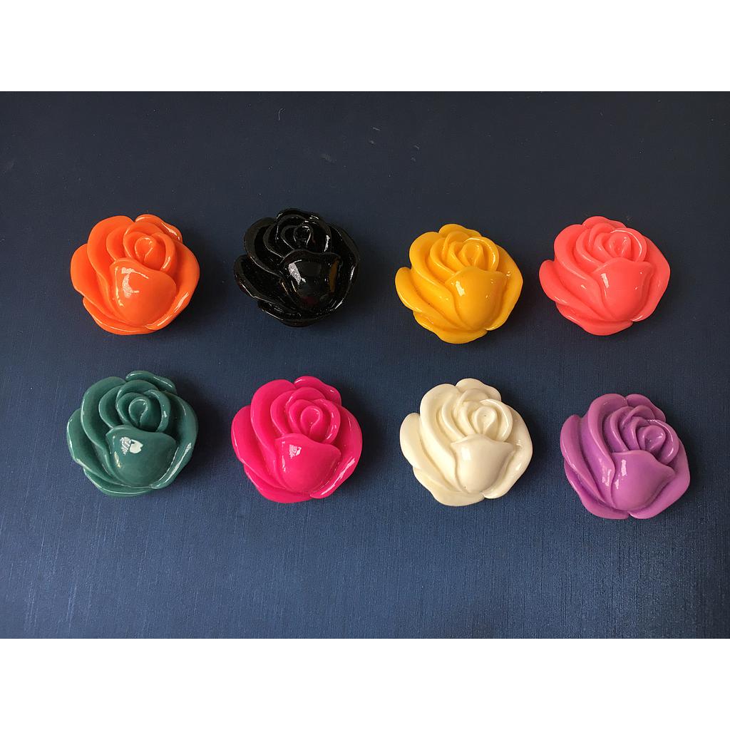 FLORES DE RESINA 23MM 10PCS