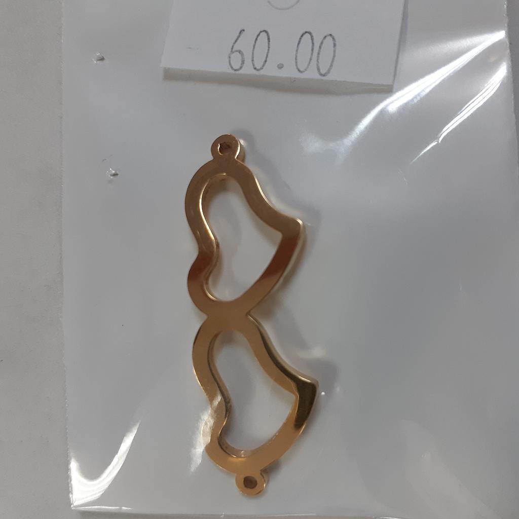 DIJE CORAZON ACERO