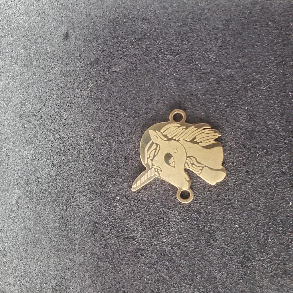 DIJE UNICORNIO ACERO