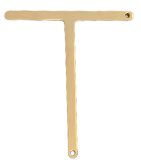 DIJE LETRA T 40MM