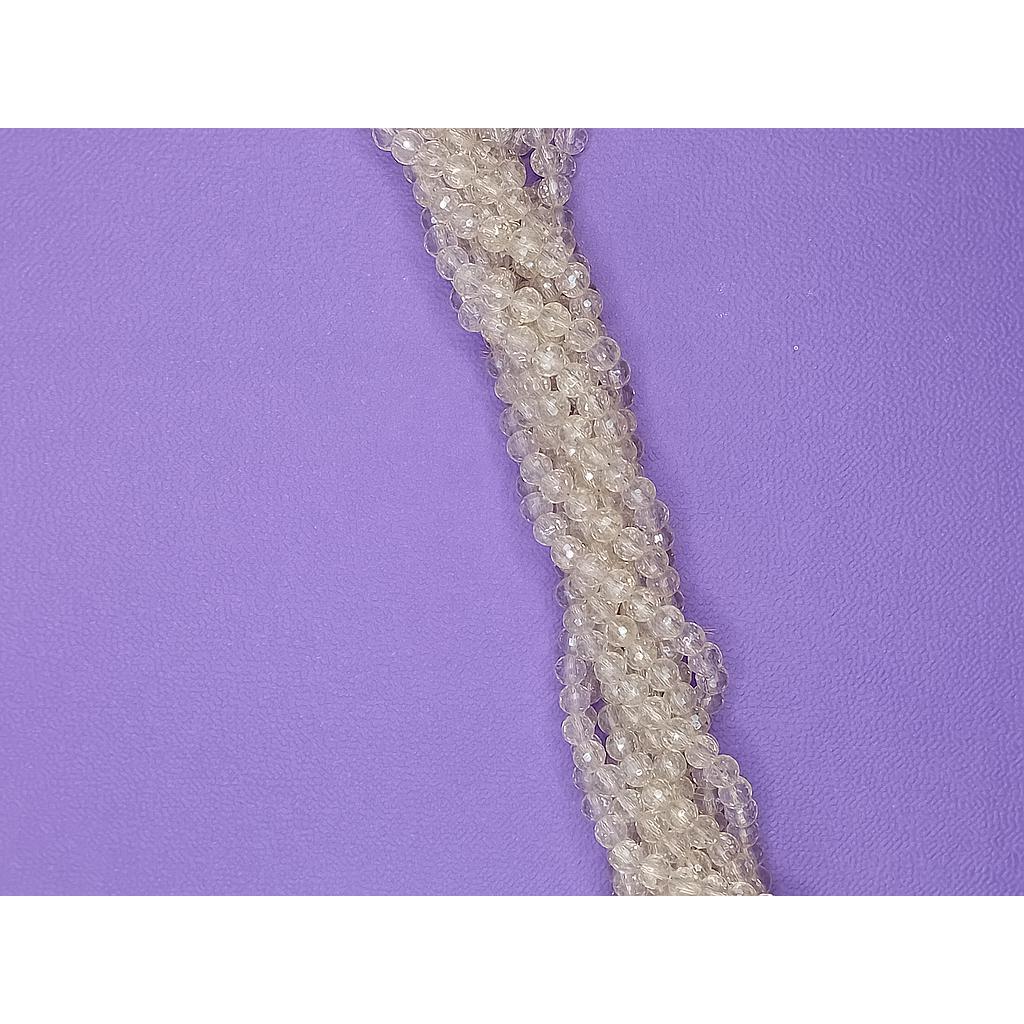 CRISTAL FACETEADO BEIGE6MM