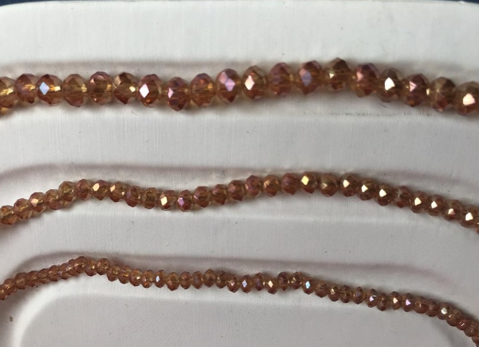 CRISTAL RONDEL NARANJA MANDARINA AB 4MM